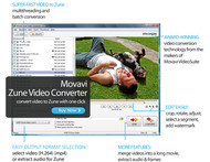 Movavi Zune Video Converter screenshot